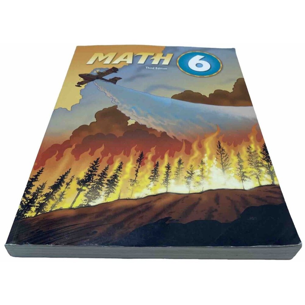 BJU Math Grade 6 Third Edition Student Textbook Homeschooling Educational 3rd Ed